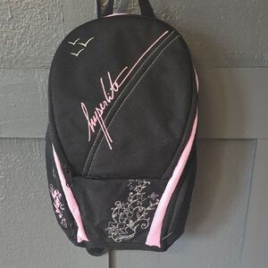 Black and Pink Women's Backpack